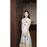 Fongt Collar Dress Women's Summer French Light Luxury High-Level Gentle And Generous New Chinese Style Dress