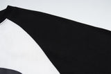 Star Graphic Raglan Short Sleeve Oversized Tee-Outfit