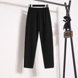 Women Autumn Long Sleeve Blouse And Black Long Pants Sets Office Ladies Elegant Bow Collar Two Pieces Set For Women
