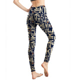 Milk Silk Printed Abstract Letter Cropped