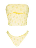 Cute Floral Swimsuit Two Piece
