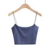 New INS Short Slim U-Collar Double Belt Suspender Tight Sexy Elastic Blouse Girl-Outfit