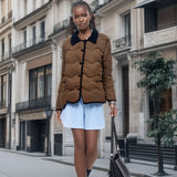 New Cotton Clothes Ins Light Cotton Padded Jacket 2024 Spring And Autumn Fashion Women's Small Fragrant Wind Coat-Outfit