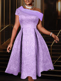 Fongt Africa's New Slanted Shoulder Dress Banquet Dinner Dress Dress Dress Dress