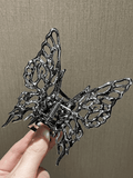 Hollow Out Butterfly Large Hair Claw-Outfit