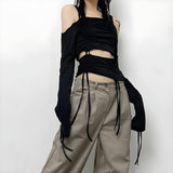 Ruched Long Sleeve