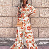Fongt / Summer 2023 New Sexy V-Tie Single-Breasted Beach Dress Women's Wear-Outfit