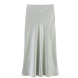 Fongt Women's Clothing INS Explosive Multi-Color Fashion Commuter Silk Stupor Feel Stubble Skirt