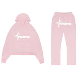 Fongt H-Hop Singer Letter-Back Men's And Women's Hoodie Sweatshirt Set