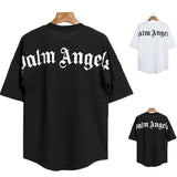 Shoulder Short Sleeve Men Printing Women Couple Back Loose
