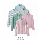 Fongt Women's Clothing In The Autumn Of 2025 New Street Fashion Wears Printed Cotton Jackets On Both Sides