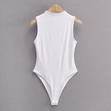 2021 Fashion Women Solid Strethy Bodyshirt Shirt Playsuit Turtleneck Long Sleeve Female Tops