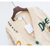 Hand-embroidered Cardigan-Outfit