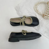 Fongt Girl Small Leather Shoes Women 2023 New Summer Mary Jane Women's Shoes With Skirt French Evening Single