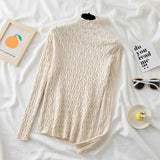 Turtleneck Women Sweaters Autumn Winter 2021 New Warm Pullover Slim Tops Knitted Sweater Jumper Soft Pull Female