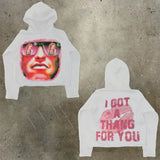 Men's Hoodie Y2K Original Hip-Hop Cartoon Graphic Print Pullover Fashion Leisure Loose Sports Shirt Man-Outfit