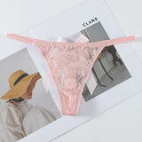 Lace Sexy Thong Women's Back Hot Bow Bikini Low-Waisted Breathable