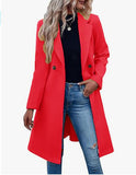 Fongt Autumn And Winter New Explosion Long Hair, The Female Coat With Double Buckle Coat