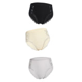 Hot Sale Cotton Panties Comfot Seamless High Waist Women's Panties Solid Lace Briefs Underwear Sexy Plus Size