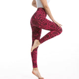 Pattern Jacquard High Elastic Cropped Comfortable Breathable Hip