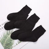 Pairs/lot 1 to 12 Years Classical Pure Color Children's Socks Black White Socks For Students Spring Autumn Winter