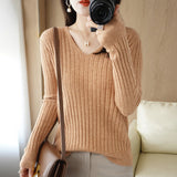 Fongt New Spring And Autumn V-Neck Vertical Knit Short Sleeve Women's Collar Slim Solid Color Wool Undershirt Jacket-Outfit