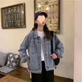 Fongt Style Denim Jacket Women's Versatile Comfort Fall 2024 New Simple Fashion Ins Fashion Jacket Jacket-Outfit