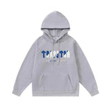 Rainbow Gradient Letter Tiger Head Printing Ins Trendy Sweater Trousers Jogging Suit-Outfit