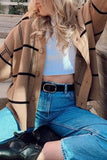 Plaid Cardigan 703-0-Outfit