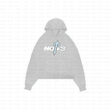 Tide Brand NOFS Printing Sports Suit Retro Loose Hooded Sweater Autumn And Winter Men's And Women's Casual Trousers-Outfit