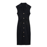 Fongt Homemade New Women's Classic Pearl-Blobuted Shirt Dress 3644176