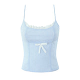 Striped Cami Top And Wrap Mini Skirt Set-Outfit