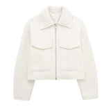 Fongt 2025 Spring And Autumn Women's Street Fashion Soft This Short Jacket Jacket D69237