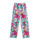 Summer Satin Printed Shirt Suit Jacket 8124496 Trousers 8093496-Outfit