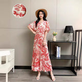 French Temperament, High Sensibility, Long Skirt, Sweet, Fragrant Wind, Aging Design, Thin Pink Dress-Outfit