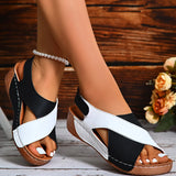 Fongt Sandals Women's New Summer 2024 New Pines Pastry Thick Bottom Dresses With Dresses To The