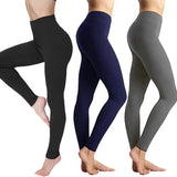 Style Brushed Pants Bottoming Trousers Thin Solid Color Skinny Tight Yoga Pants-Outfit