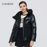 Brand autumn winter fashion Women parka down jacket hooded patchwork thick coat Female warm clothes puffer jacket new