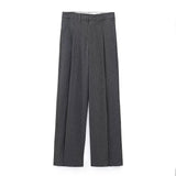 Fongt Code Female 2023 Spring Pinstriped Suit Vest Straight Cut Long Blazer Trouser Suit-Outfit