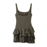 Fongt Women's Explosive ZA Hundred-Fold Sling Dress