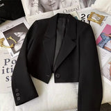 Fongt Spring And Autumn Jade Green Season New Students Versatile Small Suit Fashion Girl-Outfit