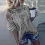 Lace Patchwork Cotton