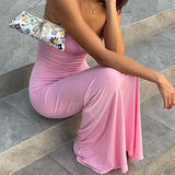 Strappy Backless Bodycon Maxi Dress-Outfit