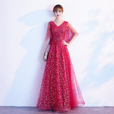 Fongt New Banquet Evening Dress Dress Fairy Faire Temperament Long Student Choir Performance Suit