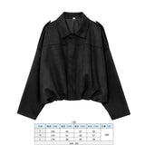 Fongt Women's 2025 New Bat Sleeve Loose-Fitting Velvet Bomber Jacket Jacket