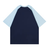 Star Graphic Raglan Short Sleeve Oversized Tee-Outfit