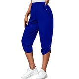 Summer Fashion Casual Cropped Trousers With