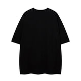 Star Patch Oversized Short Sleeve Tee-Outfit
