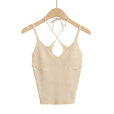 Knit Double Strap Top-Outfit