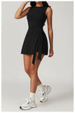 Tank Wrap Skort Tennis Dress-Outfit